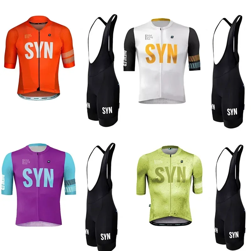 Cycling Bib Shorts - SYN Fahrradbekleidung Herren Sommertrikot Trägerhemd Rennradtrikot
