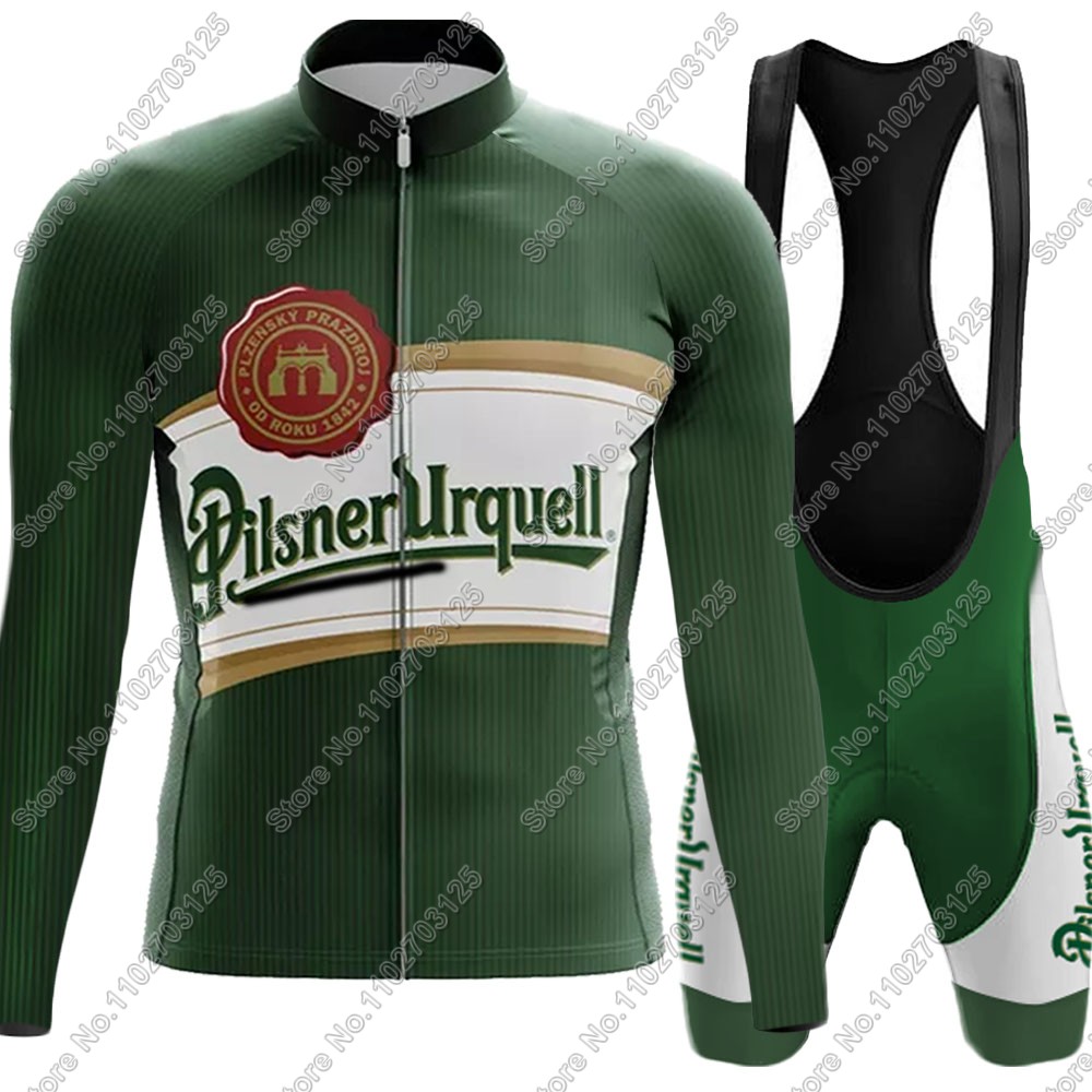 Cycling Bib Shorts - 2025, trinke Bier, Radtrikot-Set, Sommer, tschechische