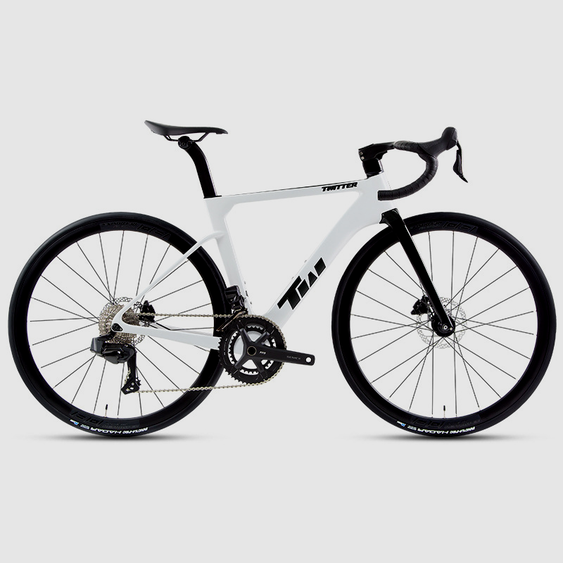 Carbon Bike Frame - 700C 24-Gang Carbon-Rennrad mit Elektronischer Schaltung,